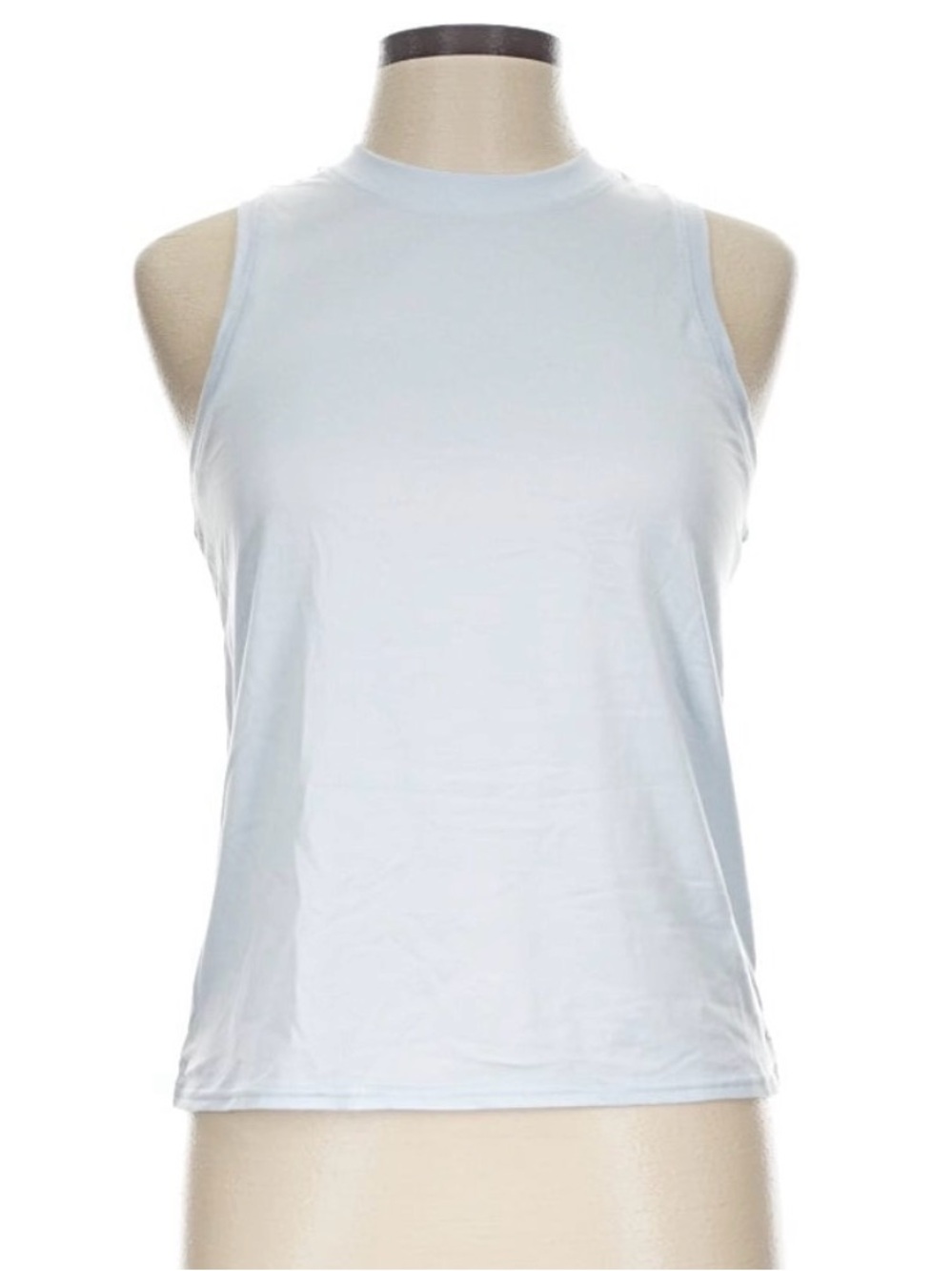 Vuori Pale Blue High-Neck Sleeveless Tank Size Approx. Small